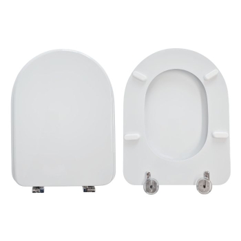 Copriwater Falerii Tiffani Compatibile in Poliestere bianco