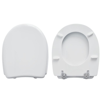 Couvre-siège Easy Pozzi Ginori compatible en polyester avec fermeture blanche traditionnelle