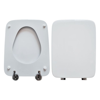 Copriwater Gravena Gaya Compatibile in Poliestere bianco