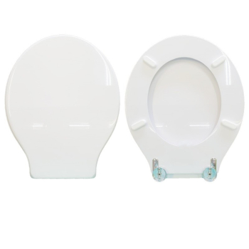 Copriwater Sbordoni Neoclassica compatibile in poliestere bianco