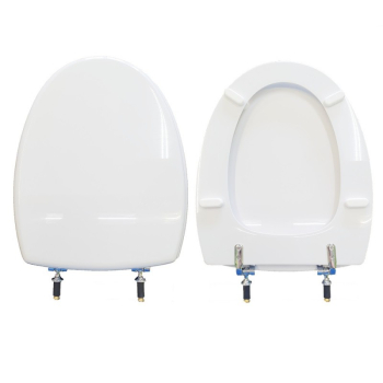 Copriwater Dolomite Novella compatibile in poliestere bianco