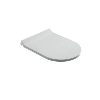 Copriwater Galassia Meg11 originale in termoindurente soft close sottile bianco