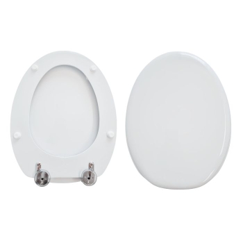 Copriwater Senesi Donatello Due Compatibile in Poliestere bianco