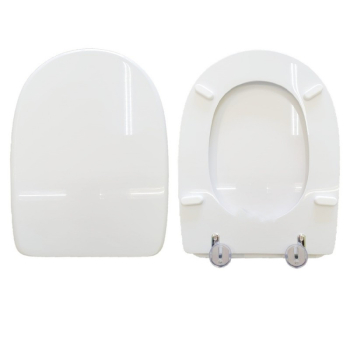 Copriwater Flaminia Spin compatibile in poliestere bianco