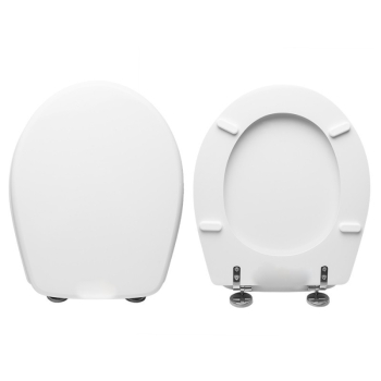 Couvre-siège Zero Light Catalano compatible en polyester avec fermeture traditionnelle Blanc