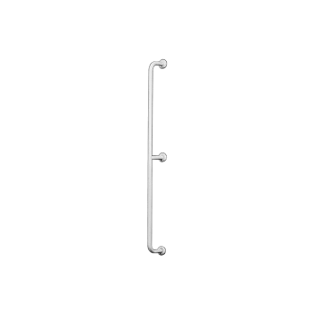 Corrimano di sicurezza verticale cm. 160  in acciaio verniciato bianco