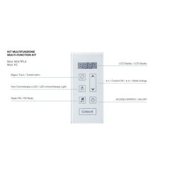 Kit Multifunzione per box doccia Multifunzione K2 di Tamanaco