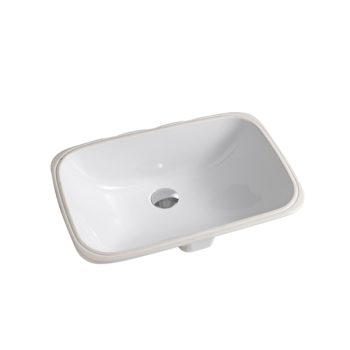 Lavabo Nettuno encastré sous plan cm. 56x38 en céramique blanche brillante