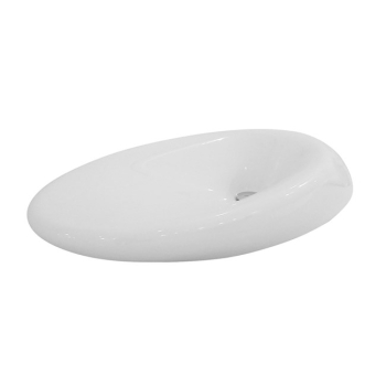 Lavabo Touch appoggio/sospeso 90x45 in ceramica bianco lucido di Ceramica GSG