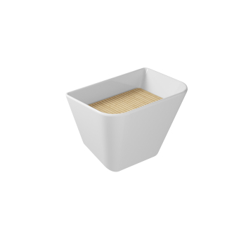 Lavatoio MEG11 cm. 65x45 in ceramica bianco lucido di Ceramica Galassia