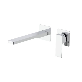 Miscelatore lavabo incasso a muro Elle cromo con bocca erogazione 20 Paffoni