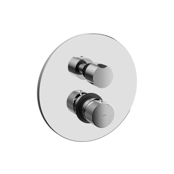 Miscelatore incasso doccia Jo con deviatore rotativo 2 uscite in ottone cromo