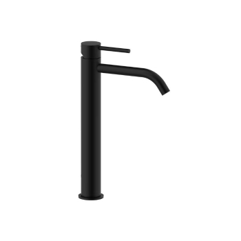 Miscelatore lavabo alto nero senza piletta di scarico Light di Paffoni