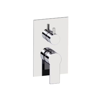 Parte Esterna Miscelatore Tango Monocomando Doccia con Deviatore Rotativo a 3 Uscite Cromo