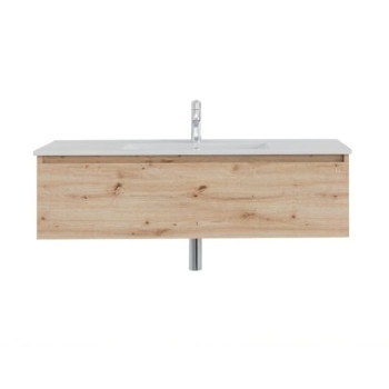 Mobile Fairy con Lavabo Integrato 1 Cassetto 100 cm Rovere Nodato
