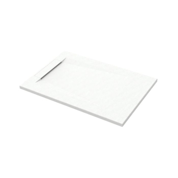 Piatto Doccia 70x100 Marmo Resina Slim H3 Rubino Vertical Bianco Opaco