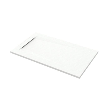 Piatto Doccia 70x120 Marmo Resina Slim H3 Rubino Vertical Bianco Opaco
