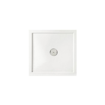 Piatto doccia 80x80 h.5 in acrilico bianco lucido di Tamanaco