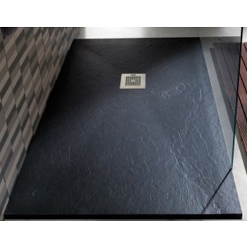 Piatto doccia 90x120 Marmo Resina Slim H2,5 Tamanaco Grigio Cemento