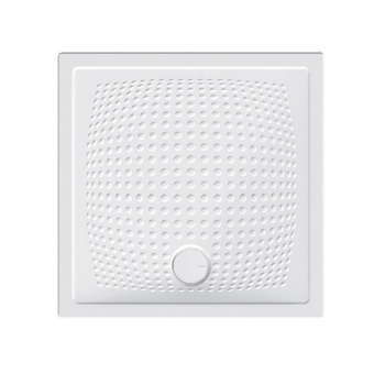 Piatto doccia 80x80 h.3,5 in ceramica bianco lucido Relax di Ceramica Azzurra