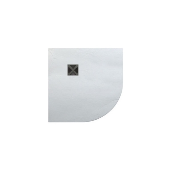 Piatto doccia 90x90 Angolare Marmo Resina H2,5 Tamanaco Flat Antracite