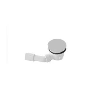 Piletta con sifone per piatto doccia Azzurra dia. 90 mm tappo ceramica grigio