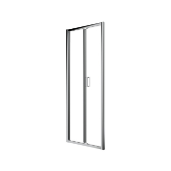 Porta Doccia 80 cm Apertura a Soffietto H190 Cristallo Trasparente Golden