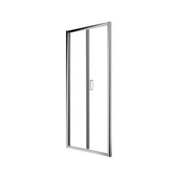 Porta Doccia 90 cm Apertura a Soffietto H190 Cristallo Trasparente Golden