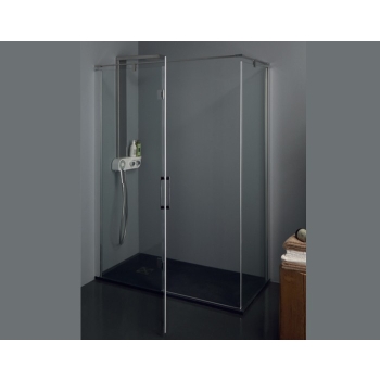 Porta doccia battente angolare anticalcare TPB72 cm 110 di Tamanaco