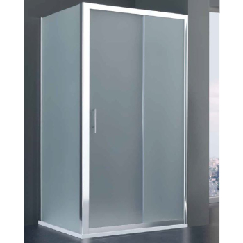 Porta doccia scorrevole Roma cm 140+ lato fisso cm 70 trasparente