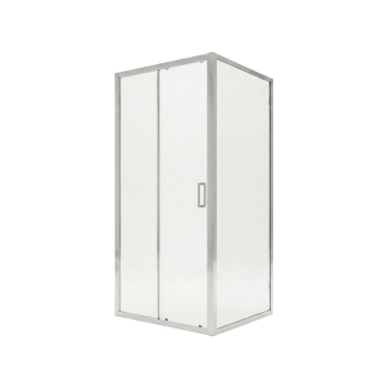 Box Doccia Angolare 120x70 Golden Porta Scorrevole H190 Cristallo Trasp. 6mm Profilo Cromo Golden