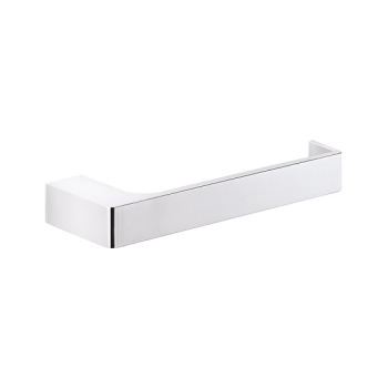 Portarotolo Pirenei a muro cm. 17,5x6,6 in ottone bianco finiture cromo di Gedy