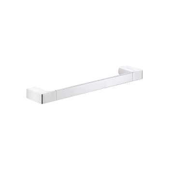 Portasalviette Pirenei a muro cm. 35 in ottone bianco finiture cromo di Gedy