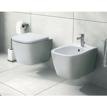 Sanitari Tratto Sospesi Senza Brida 50x36,5 cm con Copriwater Soft-Close