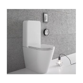 Sanitari Forty3 monoblocco cm. 58x36 con sedile sottile softclose di Ceramica Globo