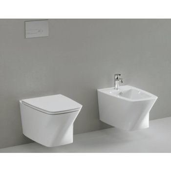 Sanitari Hera sospesi cm. 57 con sedile softclose di Ceramica Azzurra