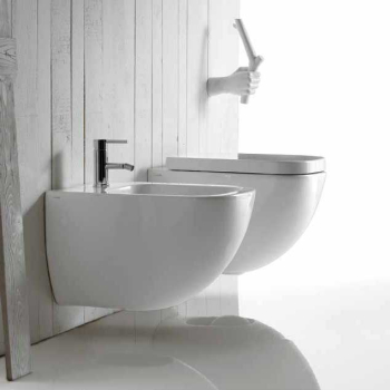 Sanitari Plus Design sospesi cm. 55x35 con sedile slim standard di Ceramica Galassia