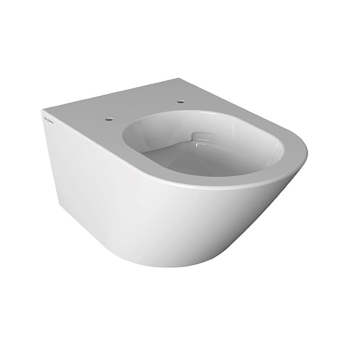 Sanitari forty3 sospesi senza brida cm. 57x36 con sedile a chiusura tradizionale di Ceramica Globo