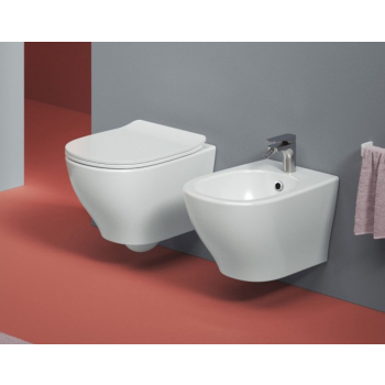 Sanitari Ten sospesi cm. 52x36 con sedile sottile softclose di Art Ceram