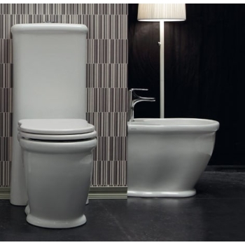 Sanitari Time monoblocco con sedile in legno softclose cm. 54 di Ceramica GSG