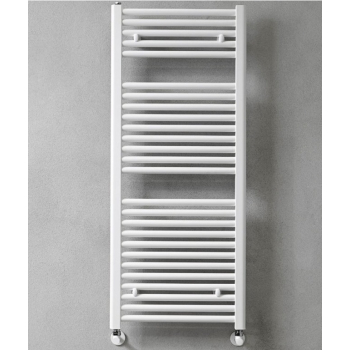 Scaldasalviette Ulisse idraulico mm. 1506x400 interasse mm. 352 in acciaio bianco di Caleido