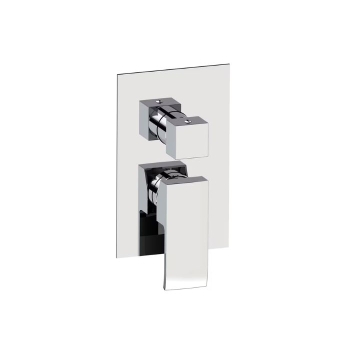 Parte Esterna Miscelatore Level Monocomando Doccia con Deviatore Rotativo a 3 Uscite Cromo