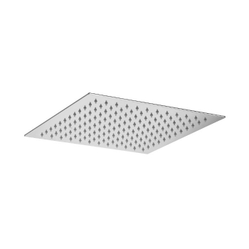 Soffione doccia ultraslim 20x20 cm quadrato cromo Hawai Paffoni
