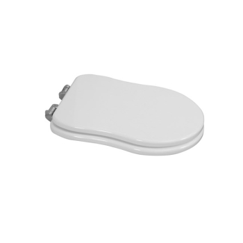 Copriwater GSG Time originale soft close sottile in poliestere bianco