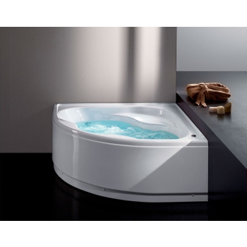 Vasca idromassaggio Astor 140x140 angolare bianca di Glass