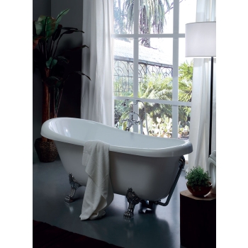 Vasca Astoria centro stanza 170x79 in acrilico piedini oro di Tamanaco