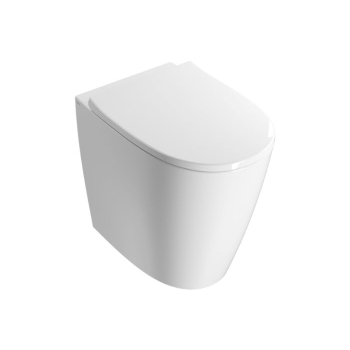Wc 4All Globo Filomuro 55x37 cm H 48 cm Bianco Lucido