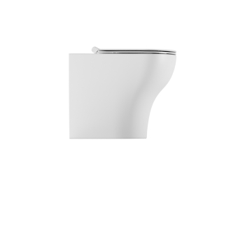 Water Unica filomuro senza brida (rimless) cm. 54x35 bianco lucido di Ceramica Alice