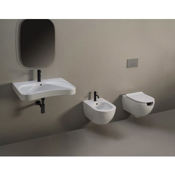 Sanitari App Disabili  Sospesi Vortice 54x36 cm H. 48 Copriw. Slim Ap. Front. Bianco