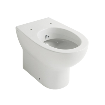 Toilette/bidet 4all au sol déporté cm. 54x36 blanc brillant